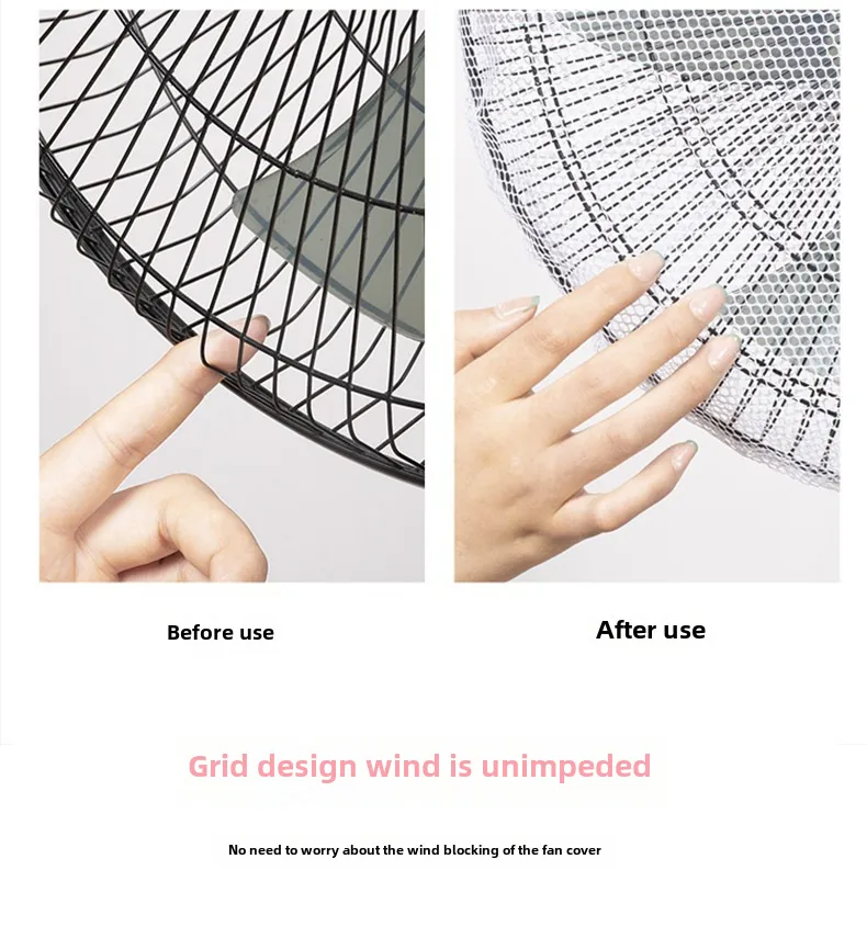 Electric Fan Net Cover Children's Anti-pinch Protective Cover Hexagonal Mesh Safety Protective Cover Source Manufacturer display picture 2