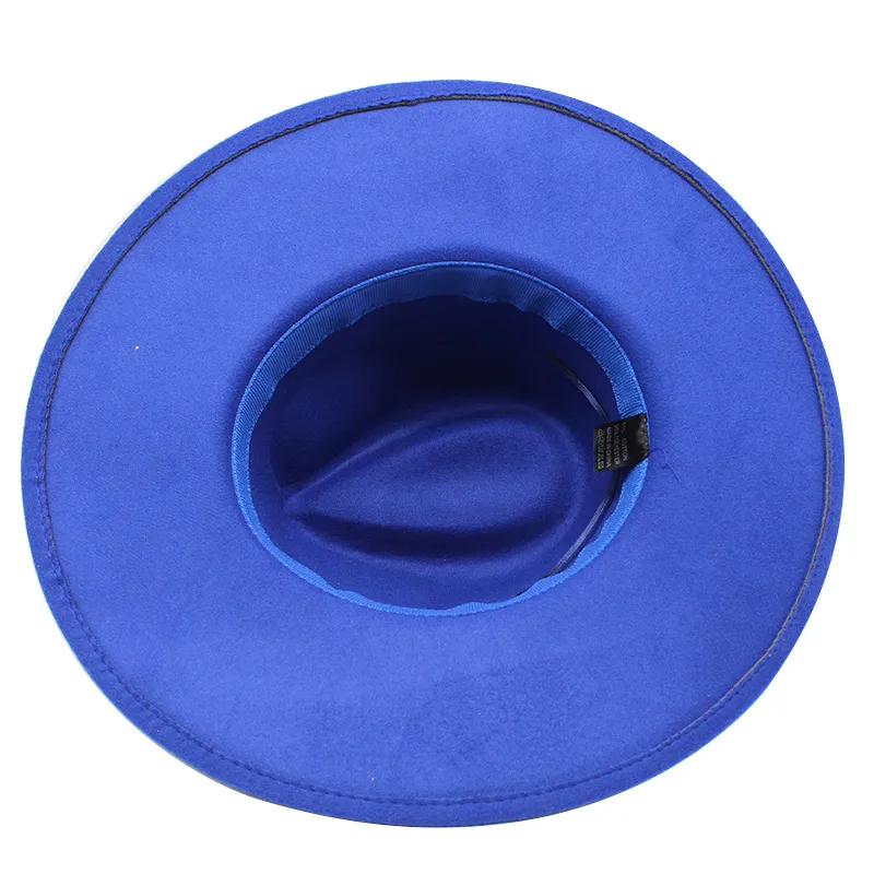 British Style Hat Harajuku Style 9.5cm Large Edge Woolen Top Hat For Men And Women Warm Jazz Hat For Autumn And Winter display picture 12