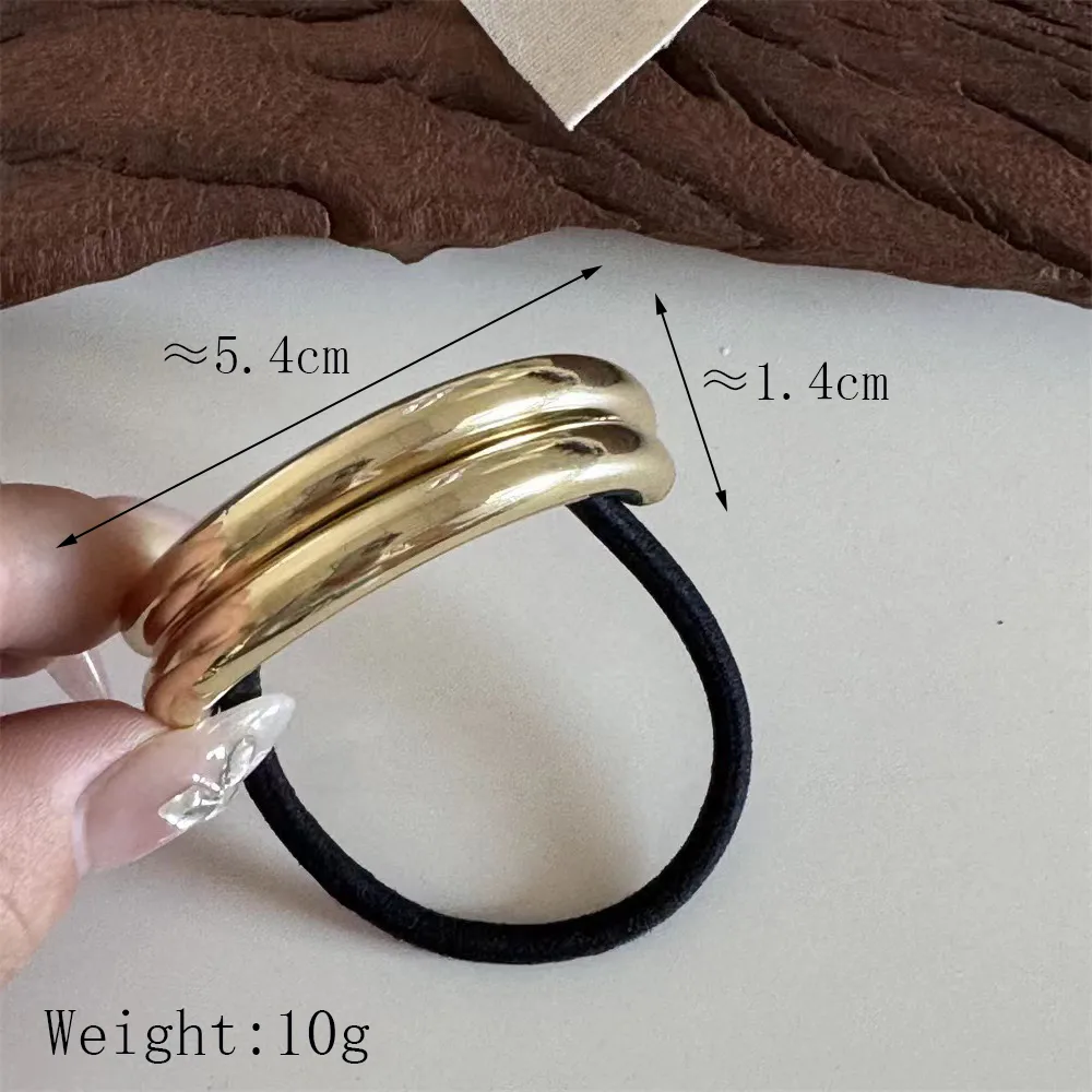 European And American Ins Style Alloy Elastic Hair Ring display picture 2