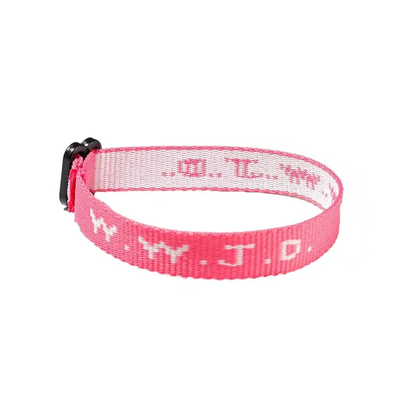 W.W.J.D. Letter Jacquard Printed Wrist Strap Bracelet Ribbon Unisex WWJD Bracelet Adjustable Bracelet display picture 13