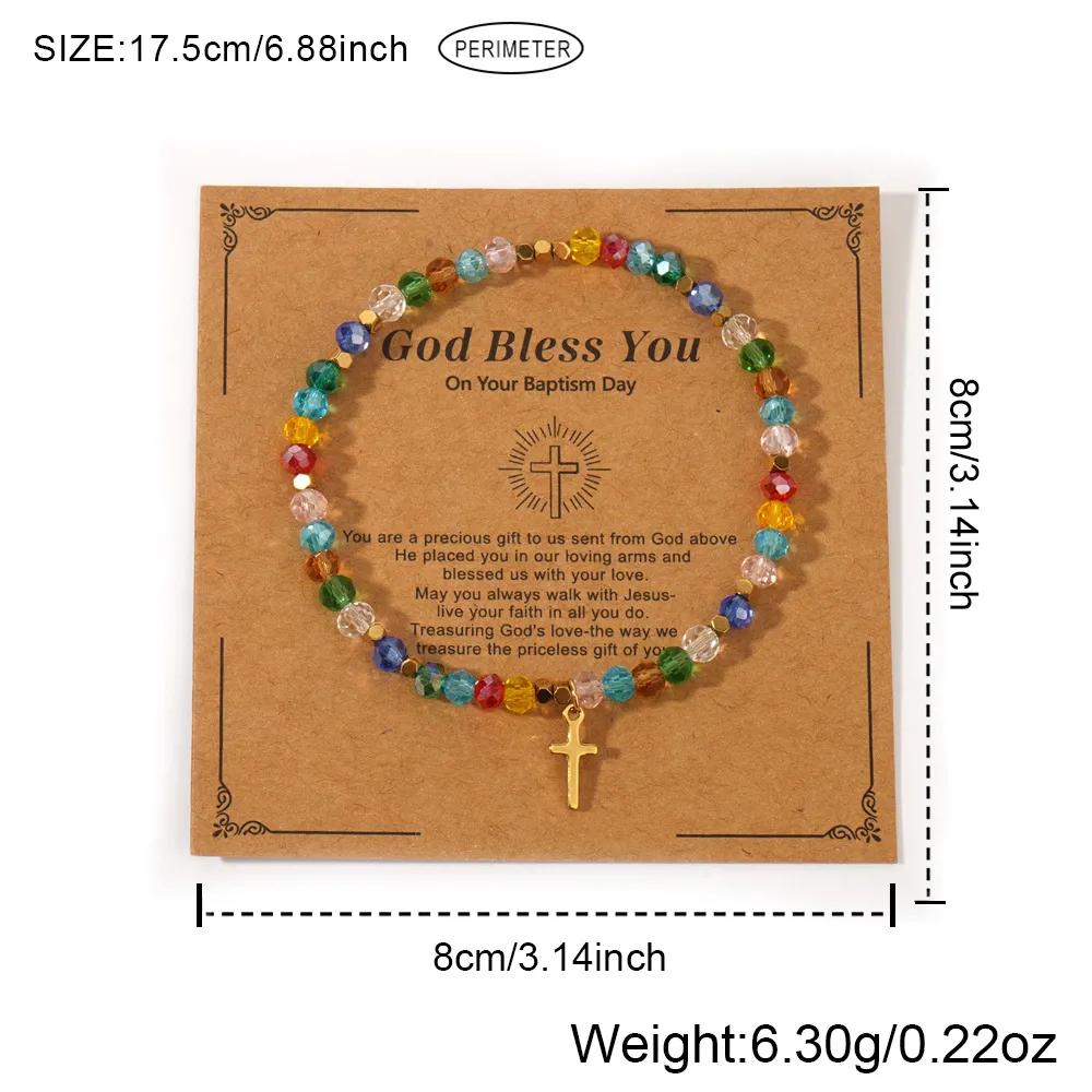 Casual Simple Style Cross Crystal Wholesale Bracelets display picture 2