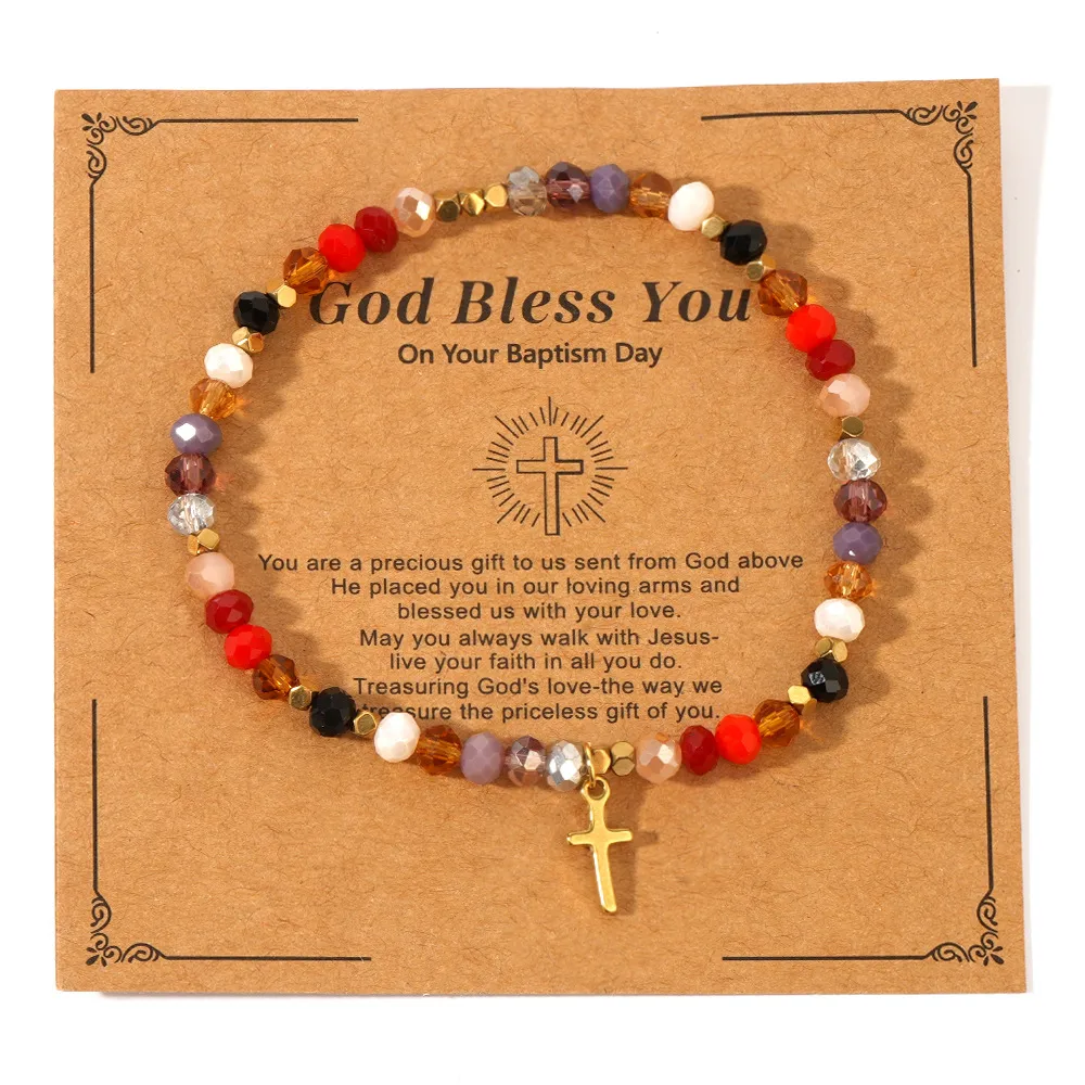 Casual Simple Style Cross Crystal Wholesale Bracelets display picture 4