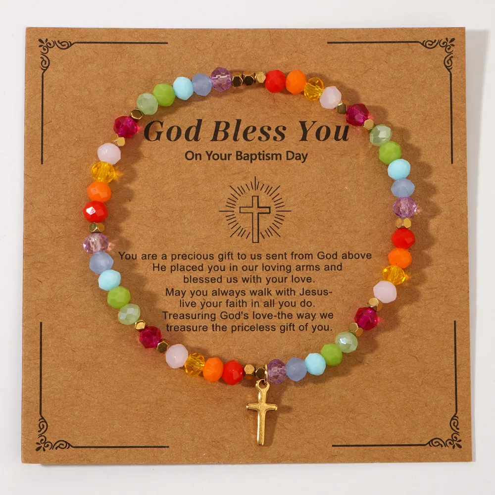 Casual Simple Style Cross Crystal Wholesale Bracelets display picture 5