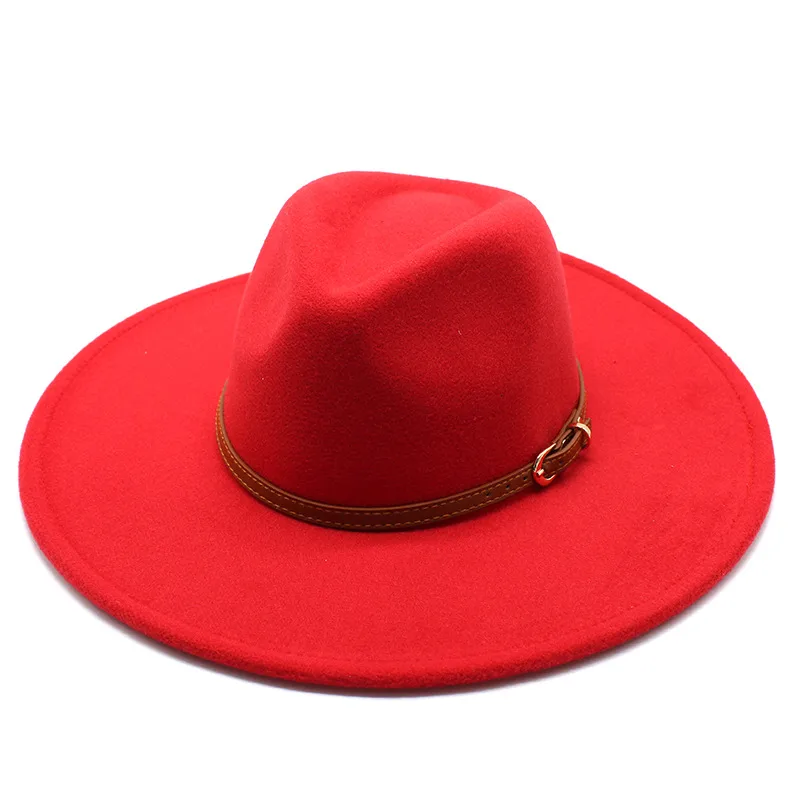 British Style Hat Harajuku Style 9.5cm Large Edge Woolen Top Hat For Men And Women Warm Jazz Hat For Autumn And Winter display picture 6
