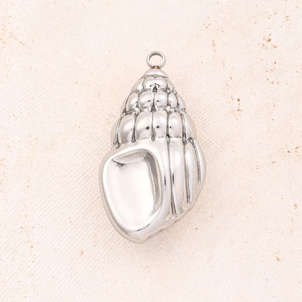 Best Seller In Europe And America DIY Ornament Accessories Conch Starfish Shell Woven Square Pendant display picture 5