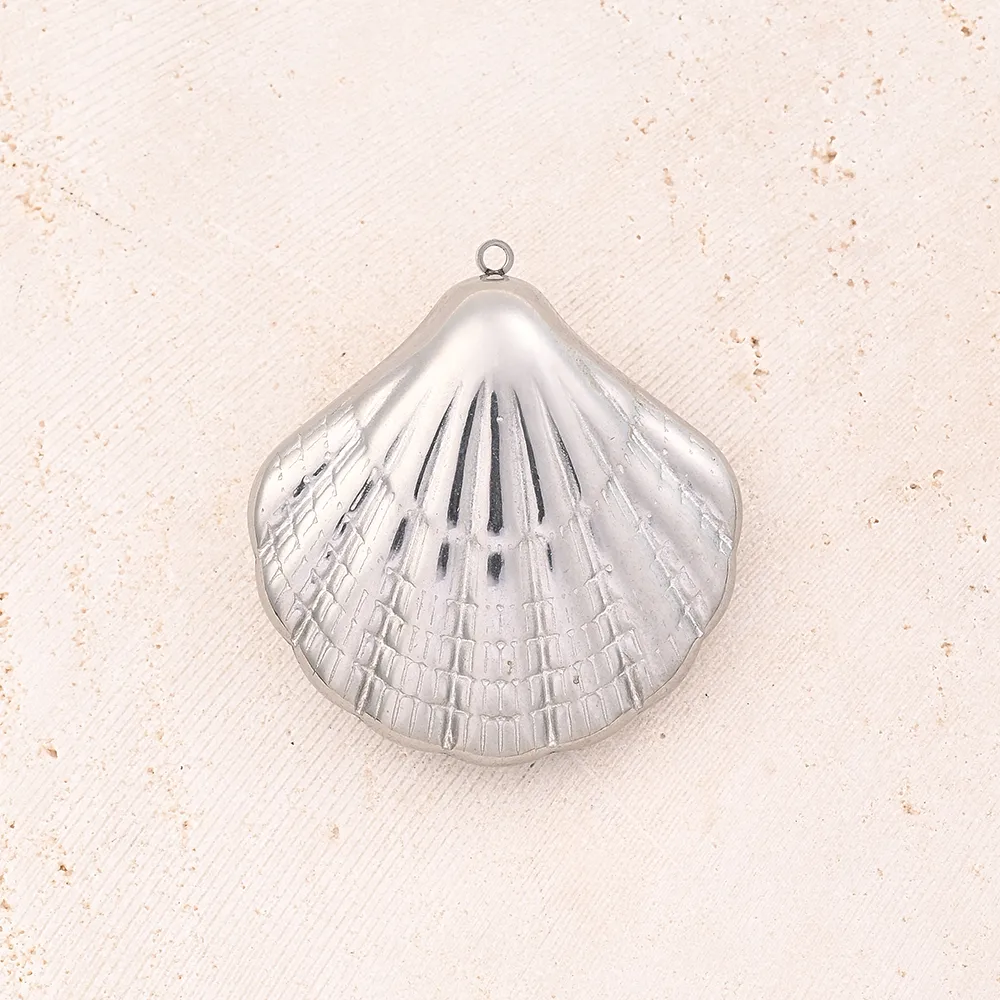 Best Seller In Europe And America DIY Ornament Accessories Conch Starfish Shell Woven Square Pendant display picture 4