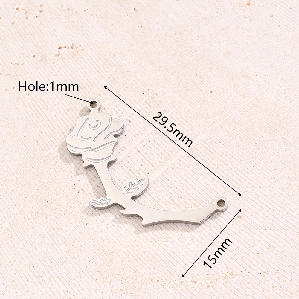 Best Seller In Europe And America Creative DIY Ornament Accessories Vacuum Electroplating Plum Blossom Antlers Angel Wings Rose Connector In Furnace display picture 3