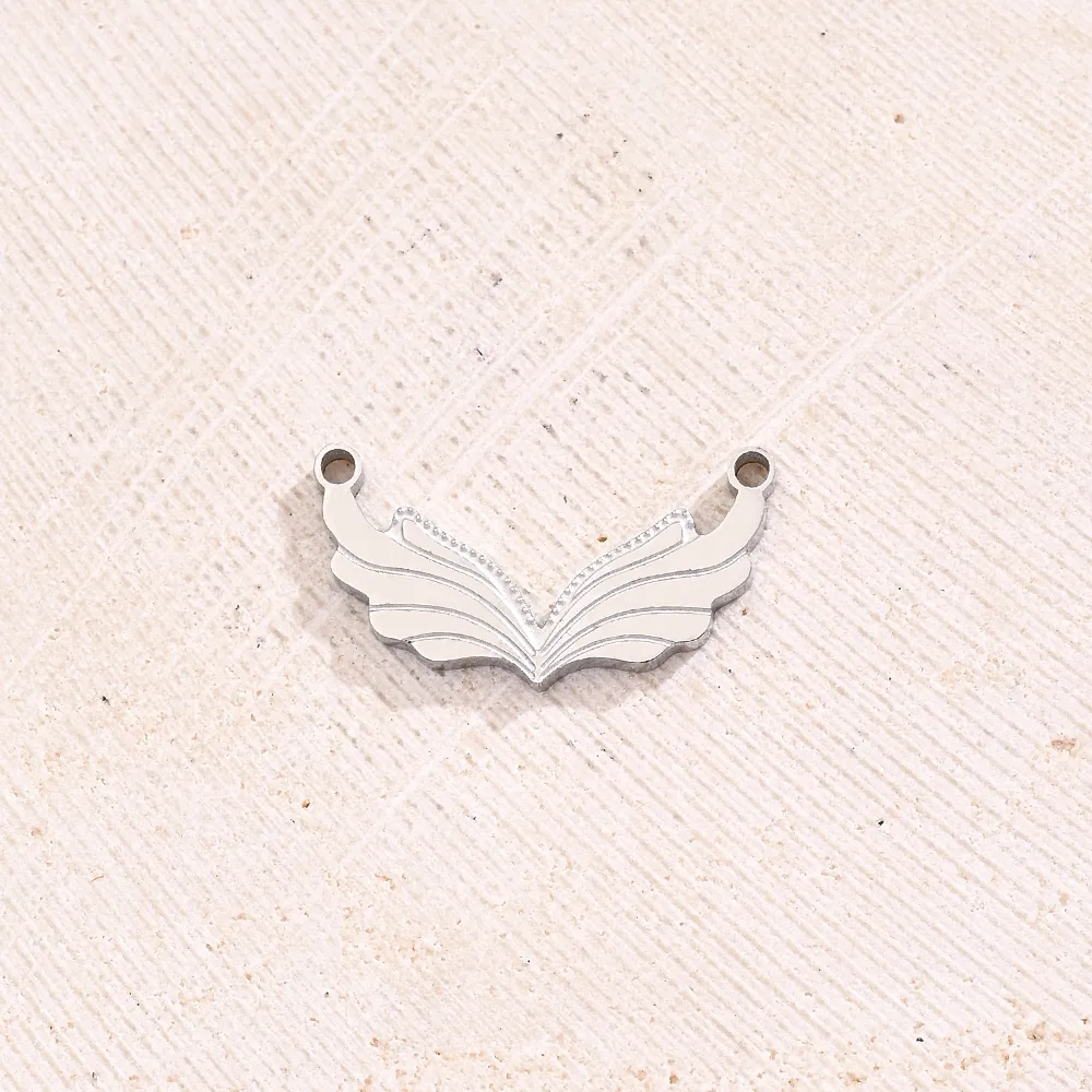 Best Seller In Europe And America Creative DIY Ornament Accessories Vacuum Electroplating Plum Blossom Antlers Angel Wings Rose Connector In Furnace display picture 7