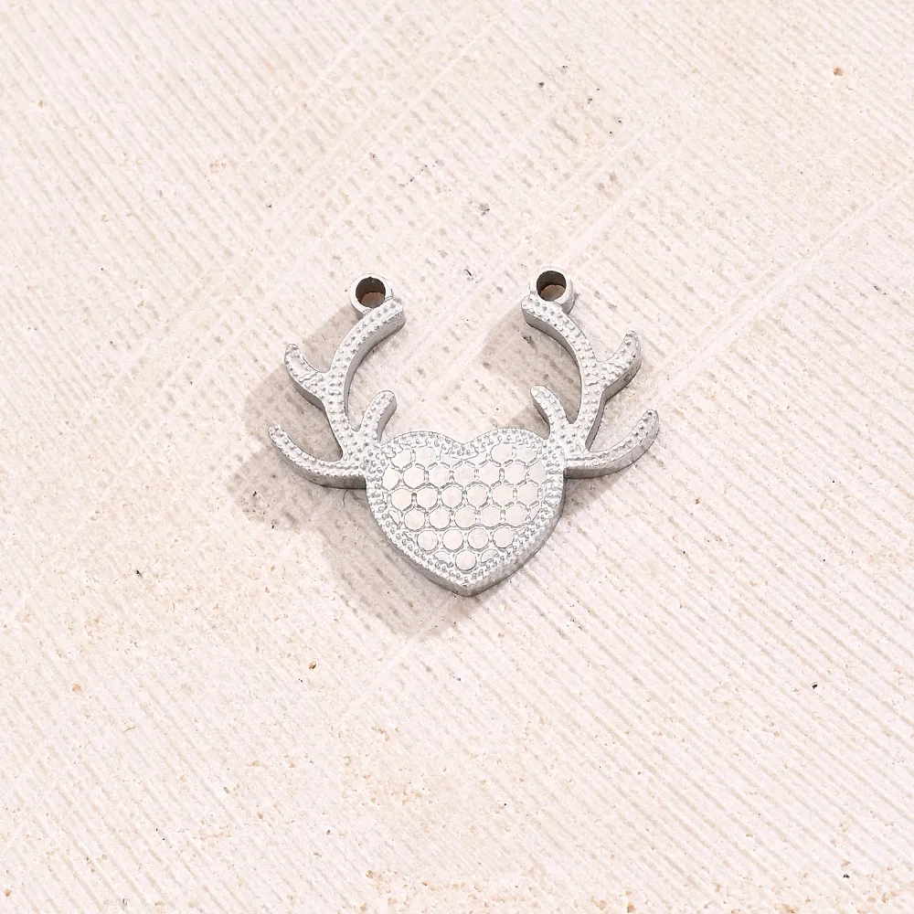Best Seller In Europe And America Creative DIY Ornament Accessories Vacuum Electroplating Plum Blossom Antlers Angel Wings Rose Connector In Furnace display picture 6