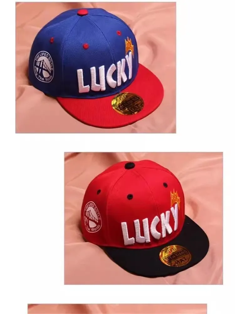 Boys' Baseball Cap Fashion Hip Hop Hat For Boys Children Flat Brim Hat Boys' Fried Street Hat Spring And Autumn Peaked Cap display picture 2