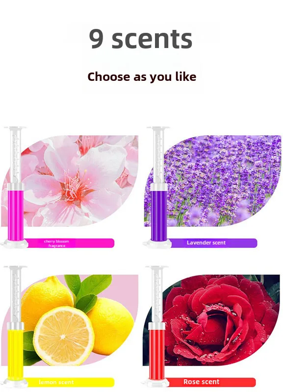 Toilet Floret 7 Generation Fragrance Bean Toilet Gel Newly Upgraded Nine Fragrant Household Deodorant  Outlet display picture 3