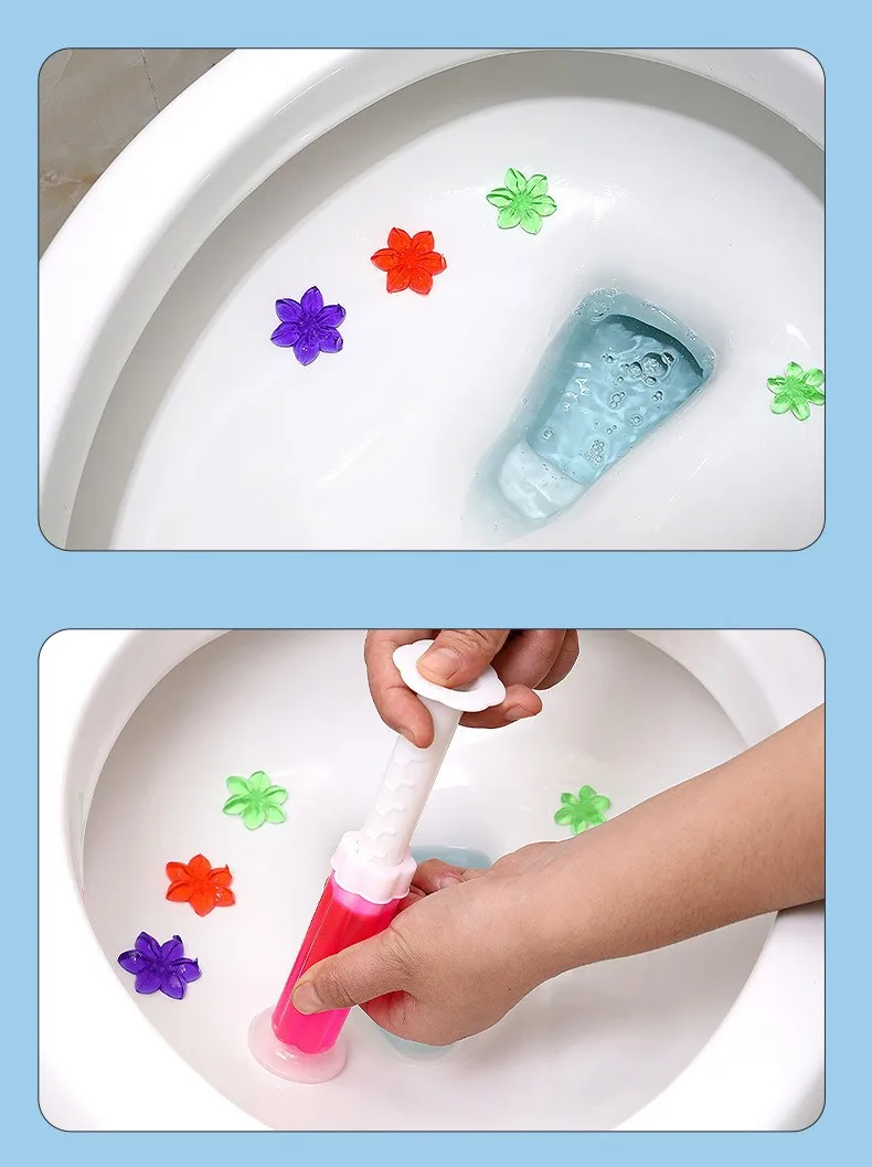 Toilet Floret 7 Generation Fragrance Bean Toilet Gel Newly Upgraded Nine Fragrant Household Deodorant  Outlet display picture 13