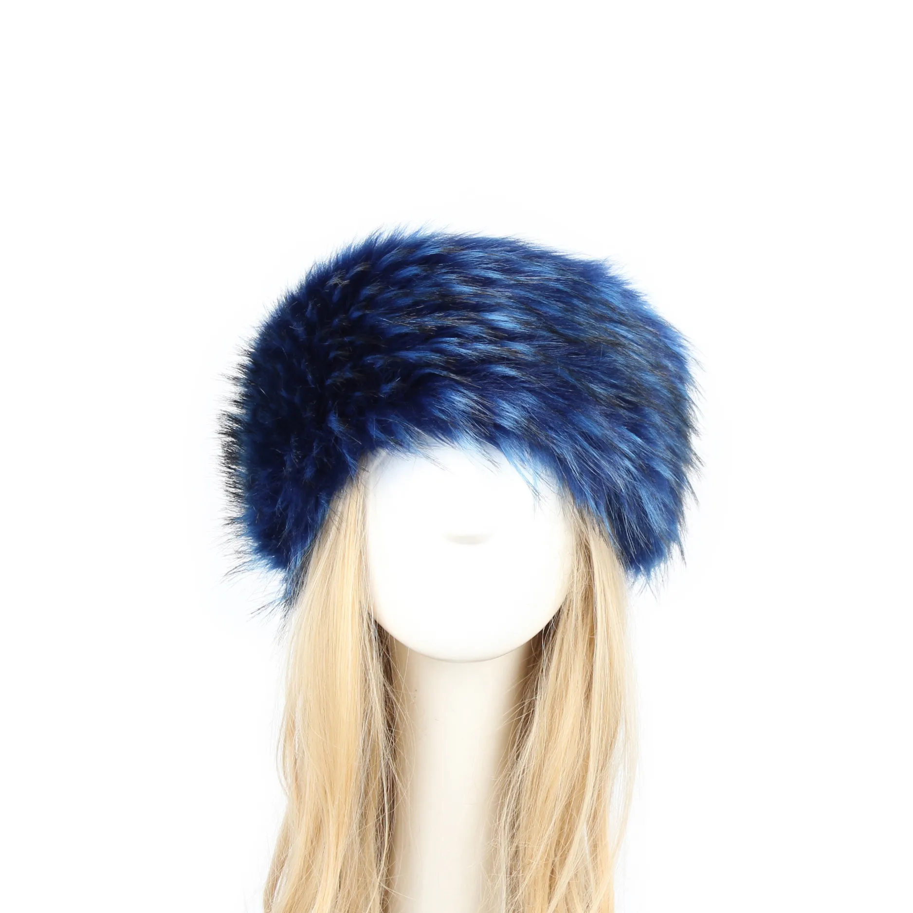 P0202 Fashion Color Mao Mao Head Ring Head Ring Imitation Fur Warm Headgear Cap Children Europe And The United States New display picture 16