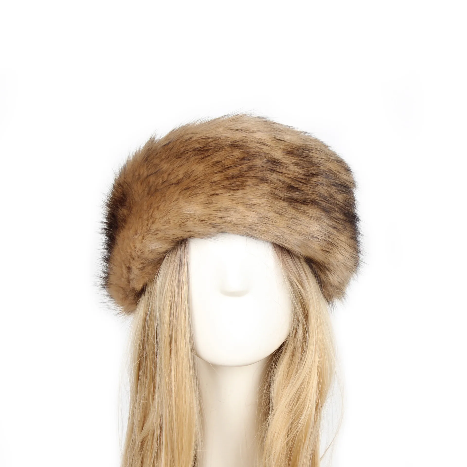 P0202 Fashion Color Mao Mao Head Ring Head Ring Imitation Fur Warm Headgear Cap Children Europe And The United States New display picture 26
