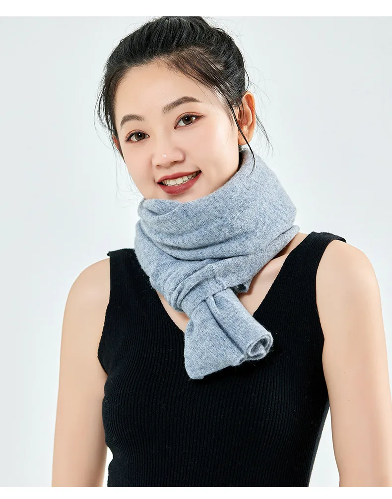 Cashmere Shawl Scarf Women's Autumn And Winter Warm  Scarf Outer Sweater Knitted Cardigan Sweater Coat Top display picture 2