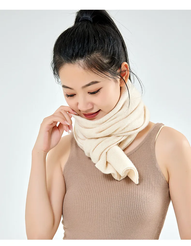 Cashmere Shawl Scarf Women's Autumn And Winter Warm  Scarf Outer Sweater Knitted Cardigan Sweater Coat Top display picture 4