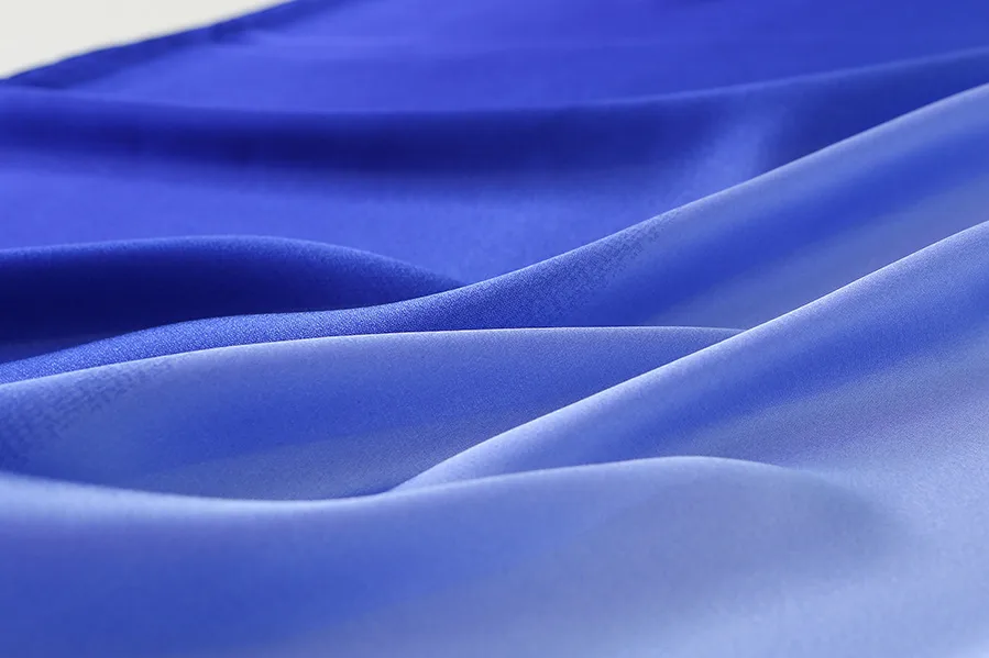 23 New Gradient Color Scarf Transitional Color New Silk Satin Scarf Scarf Elegant Long Women's Shawl Solid Color display picture 8