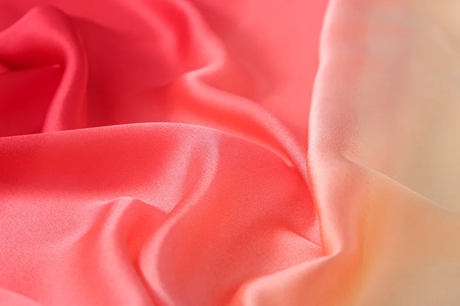 23 New Gradient Color Scarf Transitional Color New Silk Satin Scarf Scarf Elegant Long Women's Shawl Solid Color display picture 56