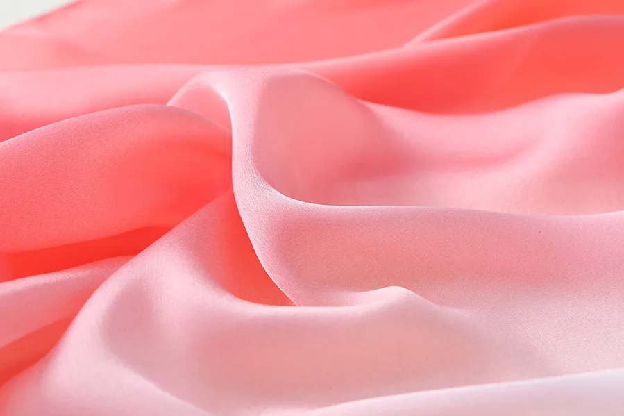 23 New Gradient Color Scarf Transitional Color New Silk Satin Scarf Scarf Elegant Long Women's Shawl Solid Color display picture 64