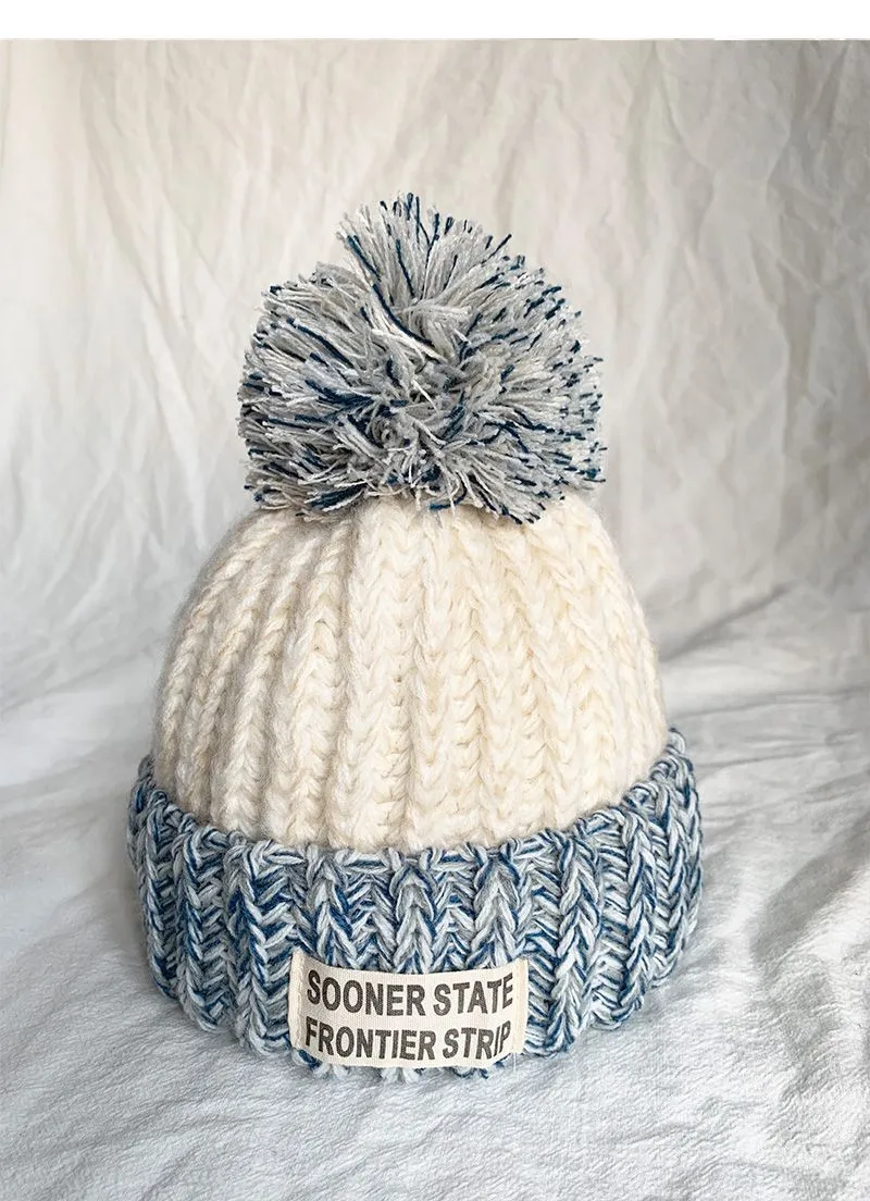 Children's Hat Scarf Autumn And Winter Baby Warm Fleece-lined Hat Gloves Three-piece Set Boys And Girls Knitted Hat Trendy display picture 7