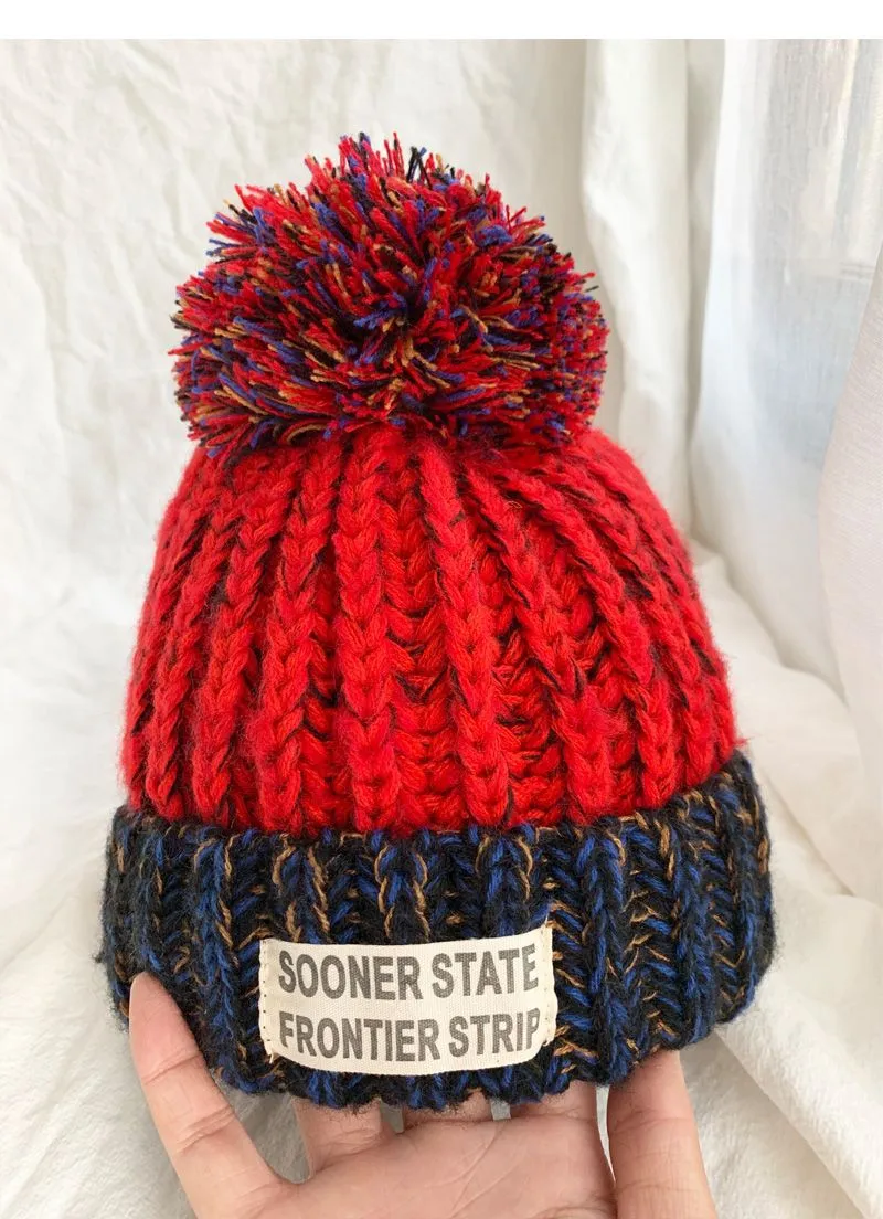 Children's Hat Scarf Autumn And Winter Baby Warm Fleece-lined Hat Gloves Three-piece Set Boys And Girls Knitted Hat Trendy display picture 10