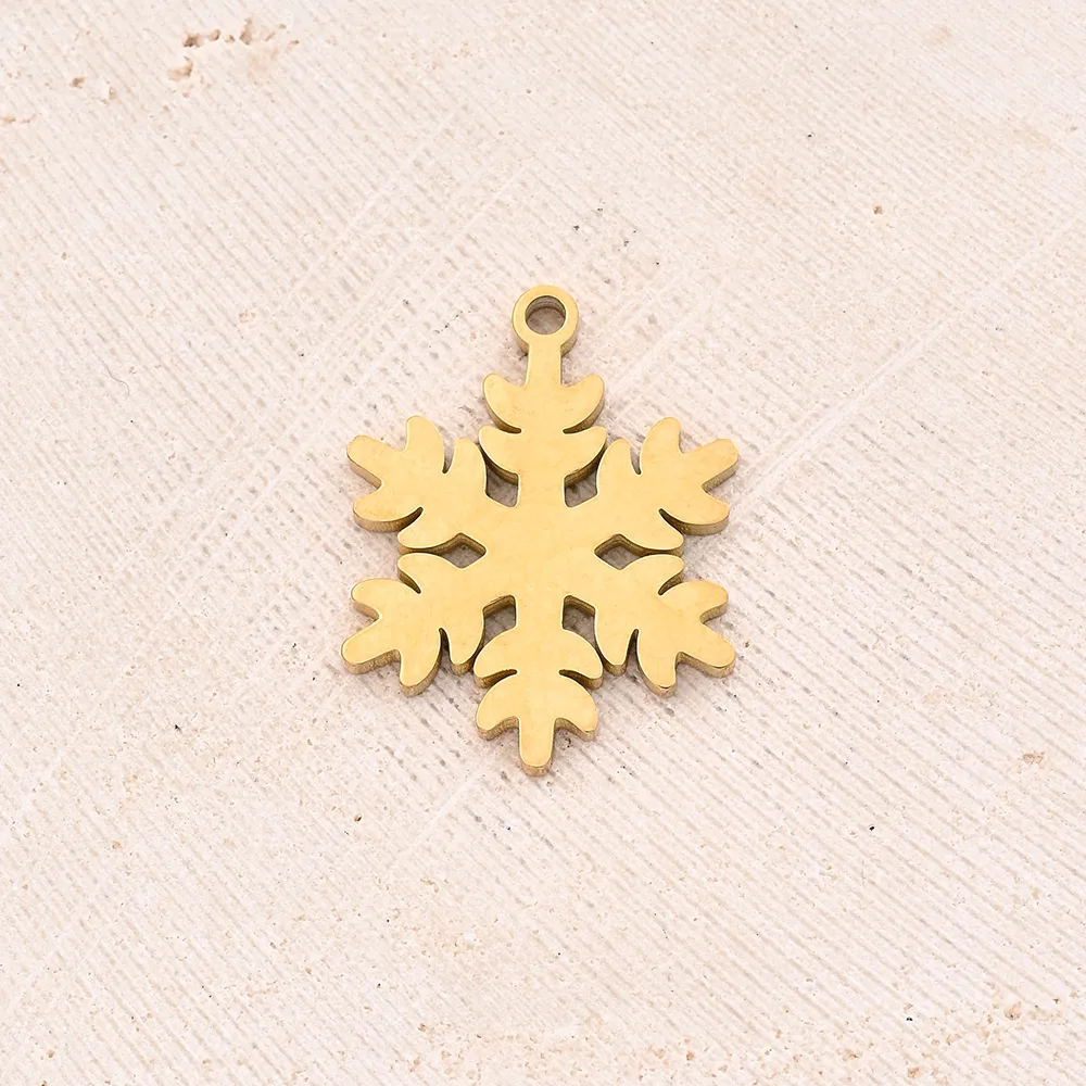 Best Seller In Europe And America DIY Ornament Accessories Furnace Vacuum Plating Hollow Love Angel Butterfly Snowflake Pendant display picture 7