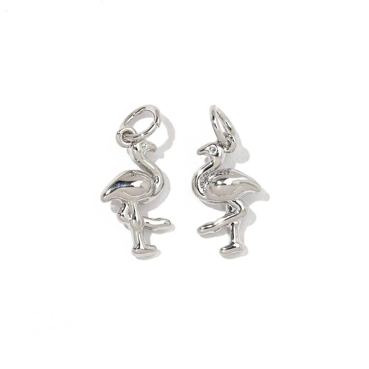 5 PCS/Package 13 * 14mm 13*25mm 19 * 8mm Copper Zircon Animal Pendant display picture 17