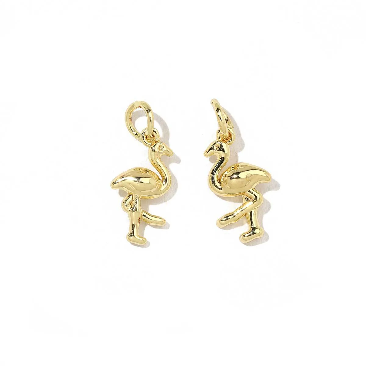 5 PCS/Package 13 * 14mm 13*25mm 19 * 8mm Copper Zircon Animal Pendant display picture 19