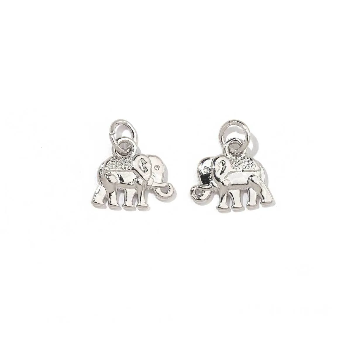 5 PCS/Package 13 * 14mm 13*25mm 19 * 8mm Copper Zircon Animal Pendant display picture 25