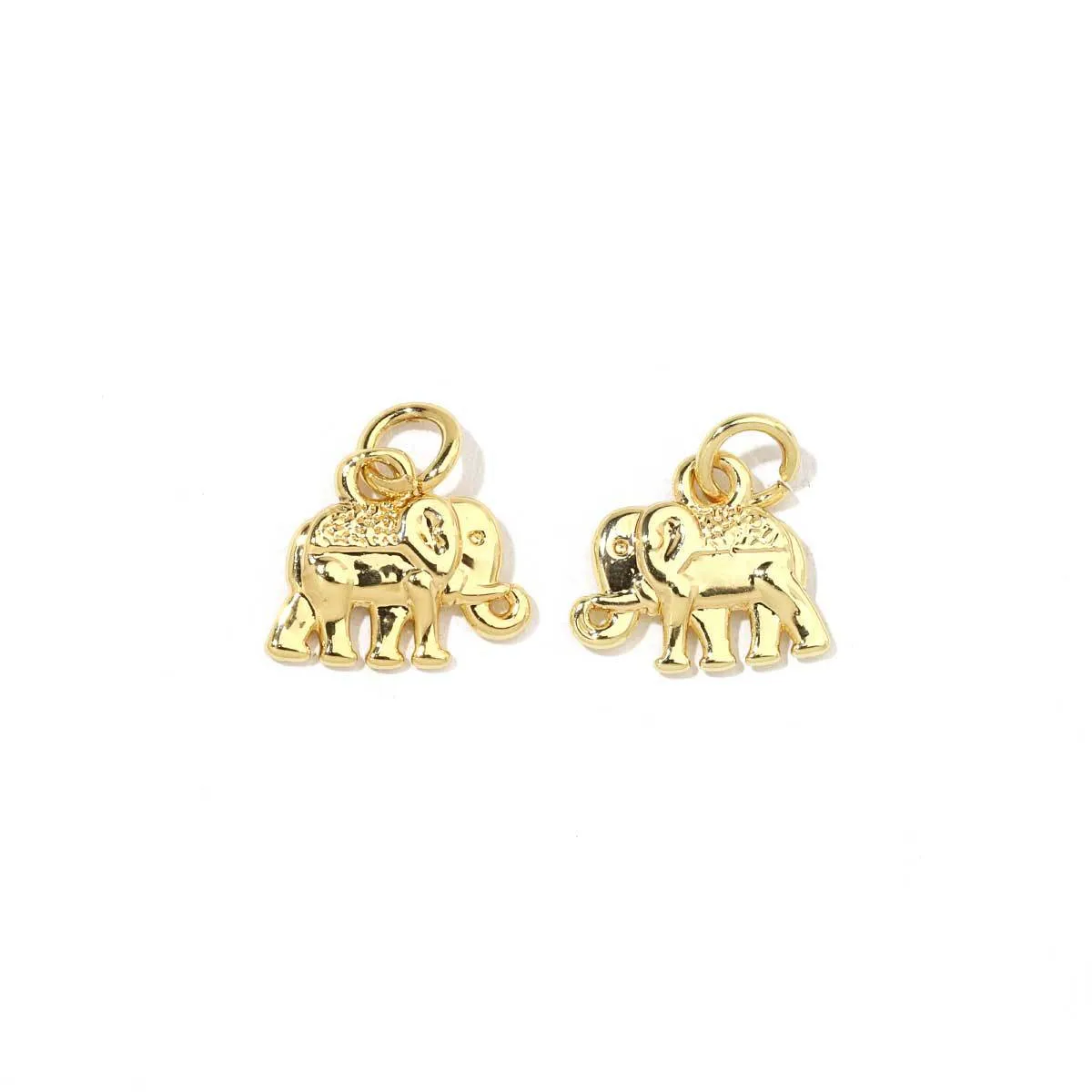 5 PCS/Package 13 * 14mm 13*25mm 19 * 8mm Copper Zircon Animal Pendant display picture 27