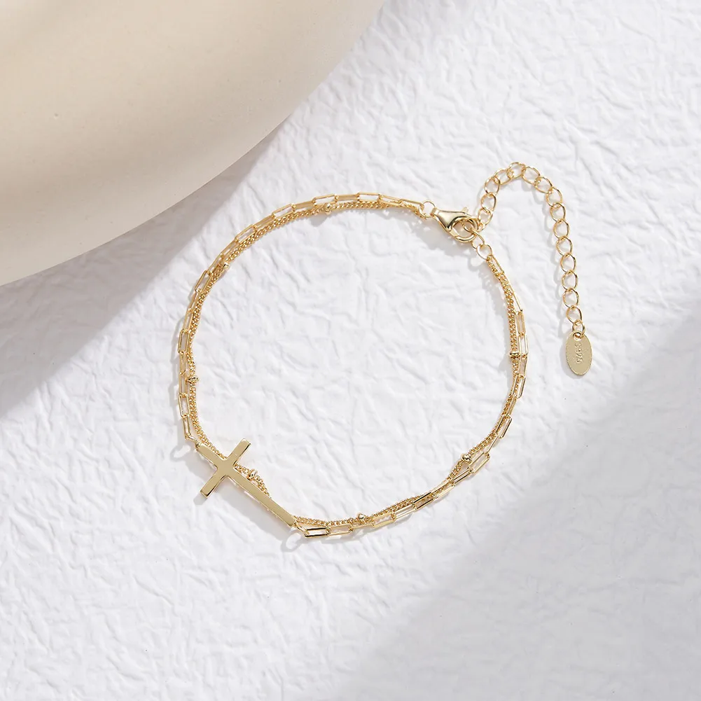 925 Sterling Silver Bracelets Simple Style display picture 6