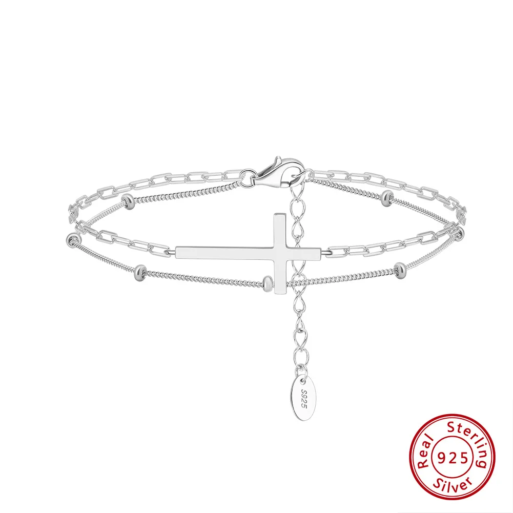 925 Sterling Silver Bracelets Simple Style display picture 3