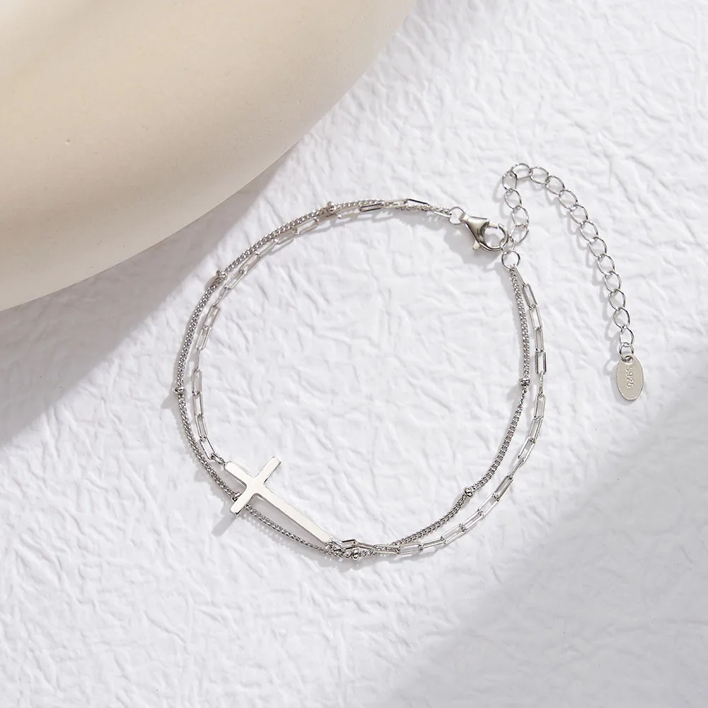 925 Sterling Silver Bracelets Simple Style display picture 1