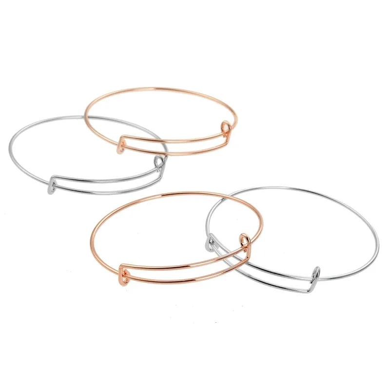 Direct Selling  Popular Push-pull Bracelet Diy Telescopic Bracelet Adjustable Alex Steel Wire Bracelet For Women display picture 1