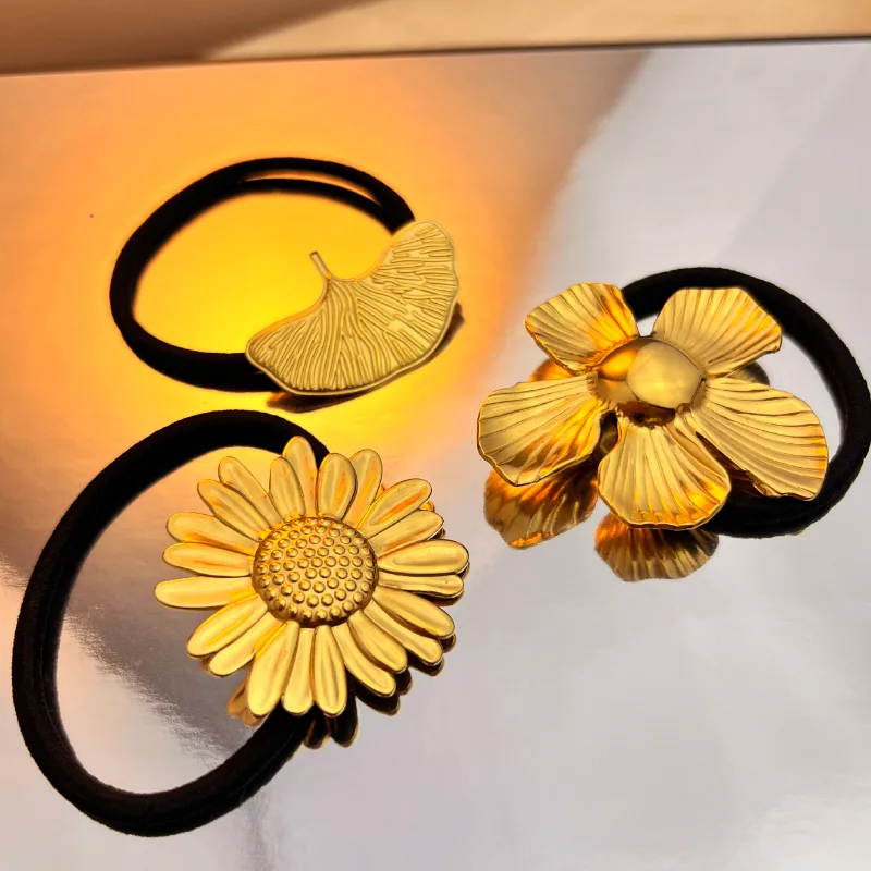 Women's Casual Elegant Starfish Shell 304 Stainless Steel Plating Hair Tie display picture 1