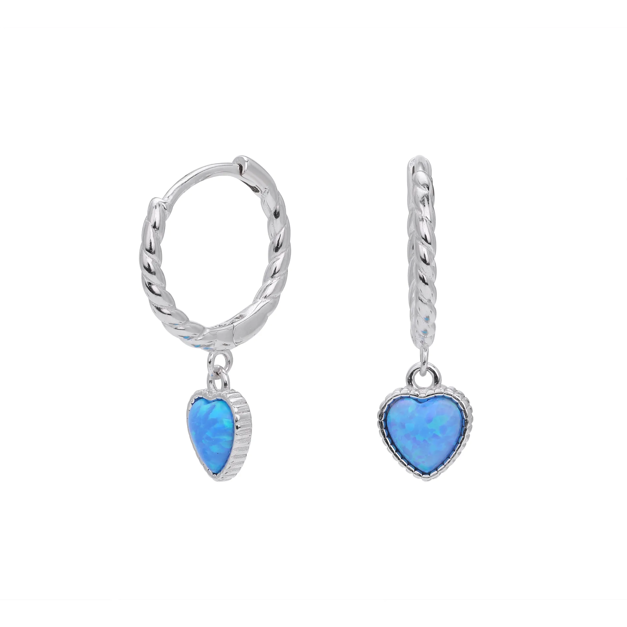 1 Pair 18K Gold Plated White Gold Plated Rhodium Plated 925 Sterling Silver Zircon Heart Shape Drop Earrings display picture 4