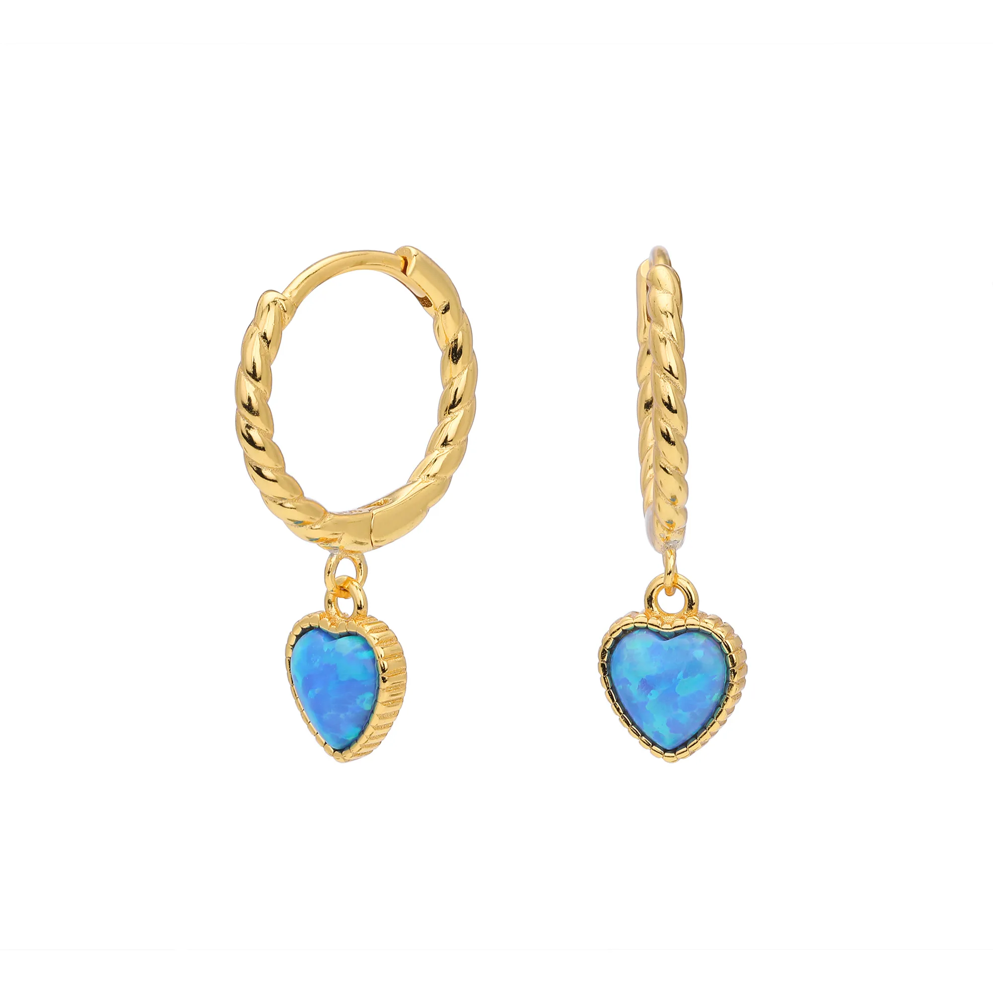 1 Pair 18K Gold Plated White Gold Plated Rhodium Plated 925 Sterling Silver Zircon Heart Shape Drop Earrings display picture 5