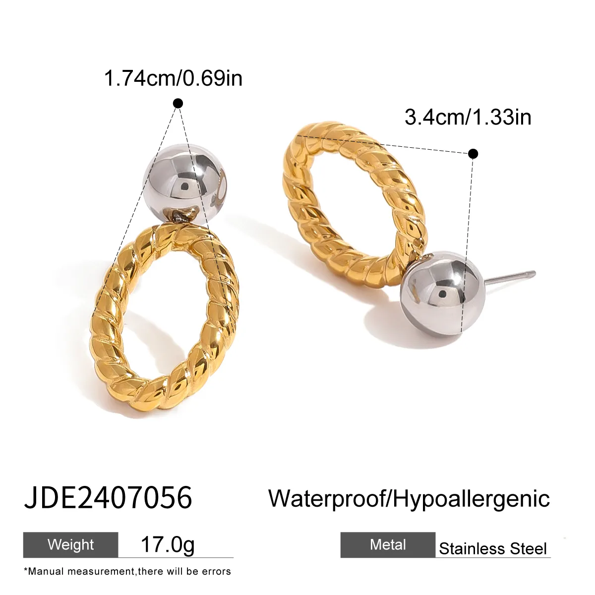 Wholesale Jewelry Simple Style Classic Style Geometric 304 Stainless Steel Jewelry Set display picture 10