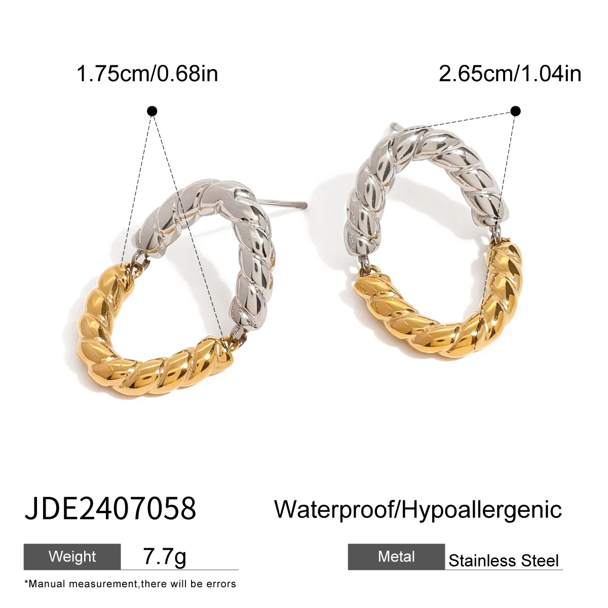Wholesale Jewelry Simple Style Classic Style Geometric 304 Stainless Steel Jewelry Set display picture 12