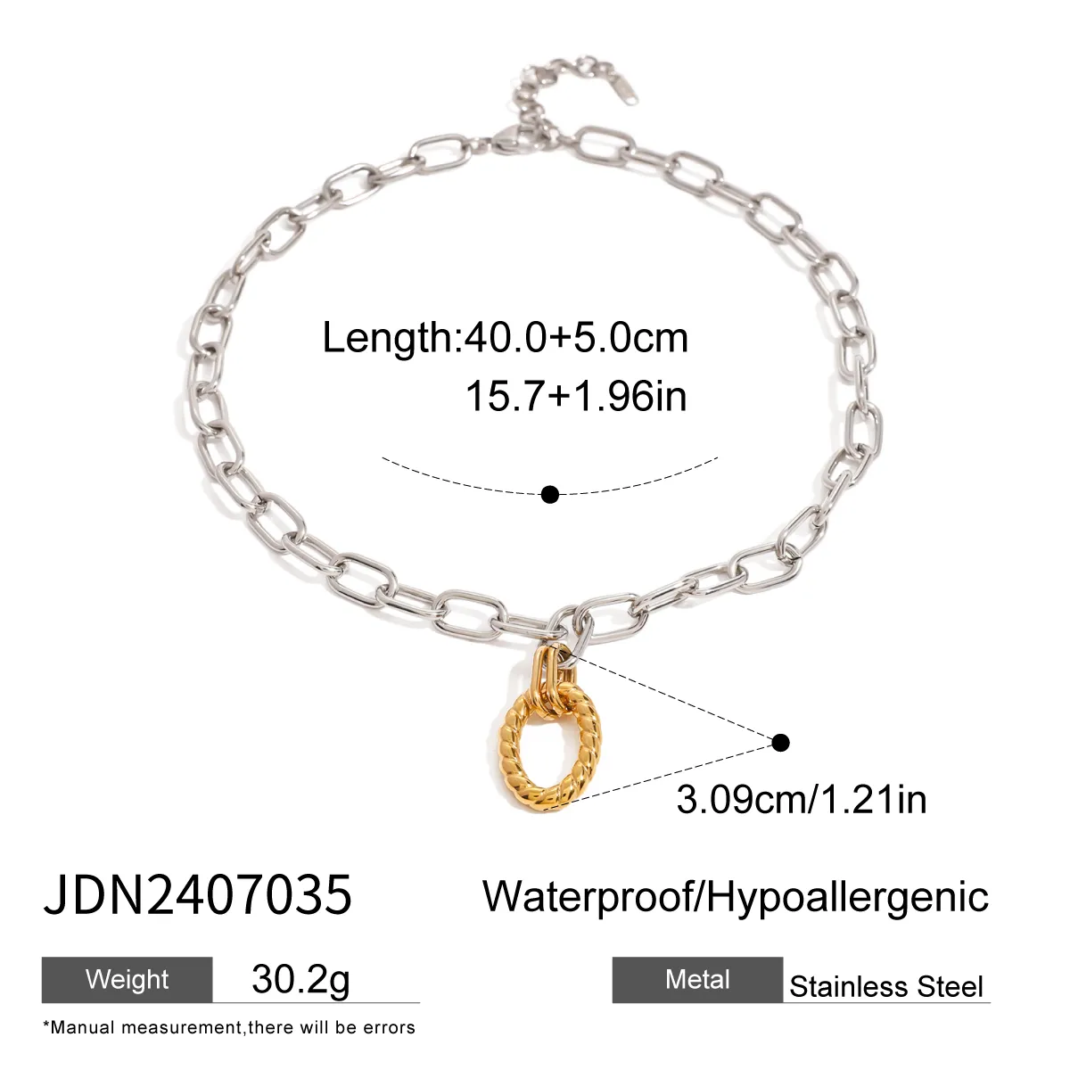 Wholesale Jewelry Simple Style Classic Style Geometric 304 Stainless Steel Jewelry Set display picture 13