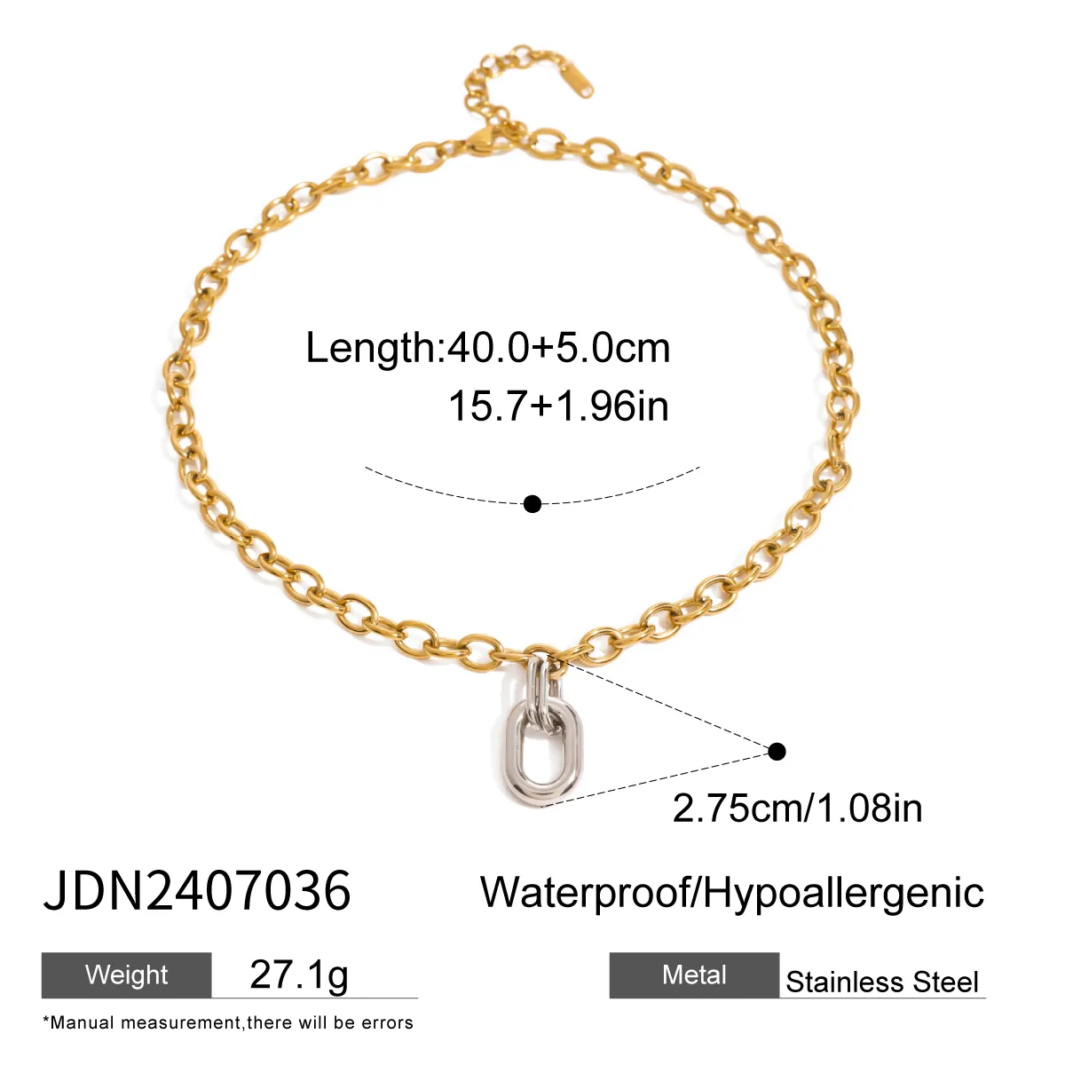 Wholesale Jewelry Simple Style Classic Style Geometric 304 Stainless Steel Jewelry Set display picture 14