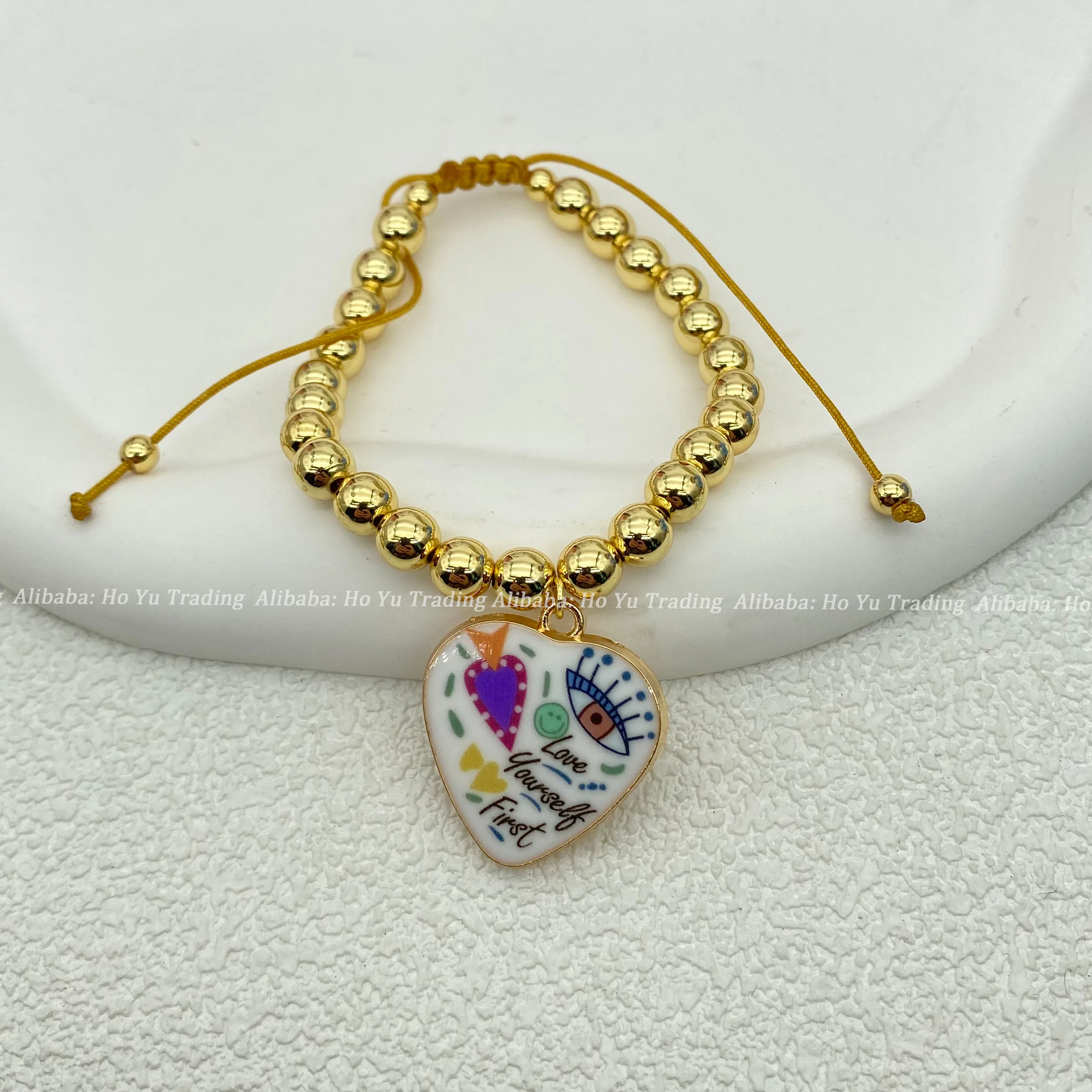 ALLOY Copper Alloy Rose  Beaded Bracelets Bracelets, Bangles display picture 2