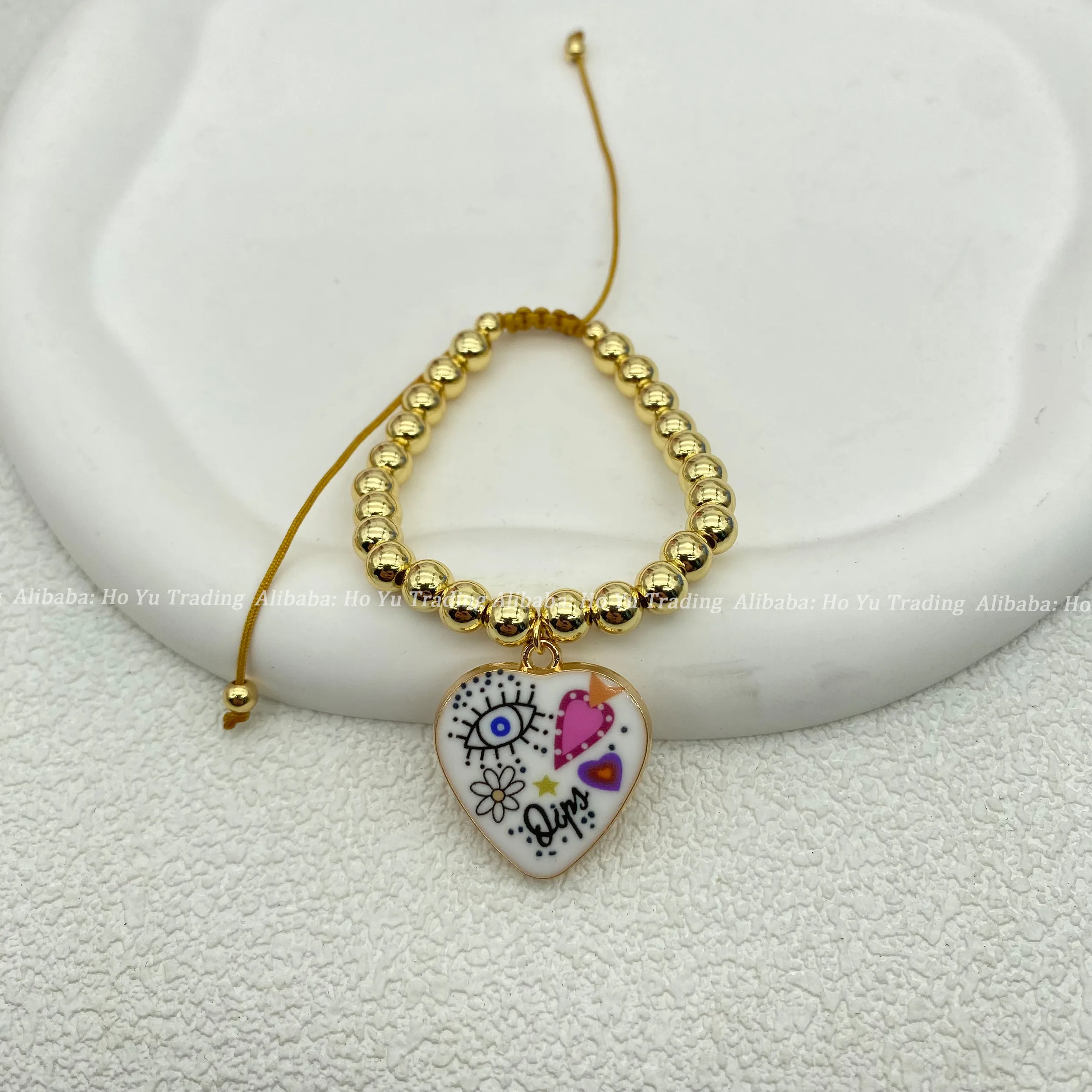 ALLOY Copper Alloy Rose  Beaded Bracelets Bracelets, Bangles display picture 3
