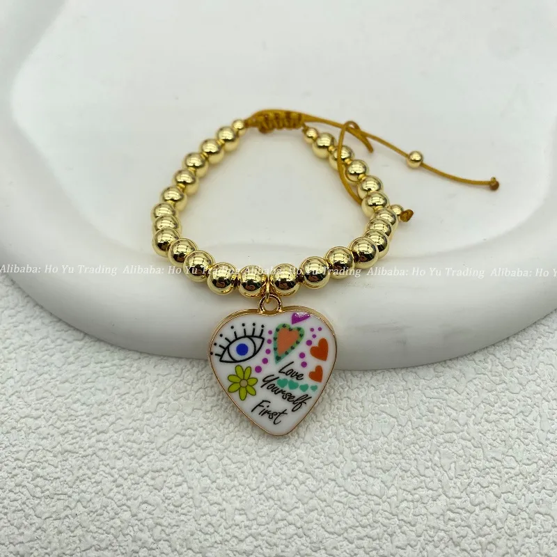 ALLOY Copper Alloy Rose  Beaded Bracelets Bracelets, Bangles display picture 7