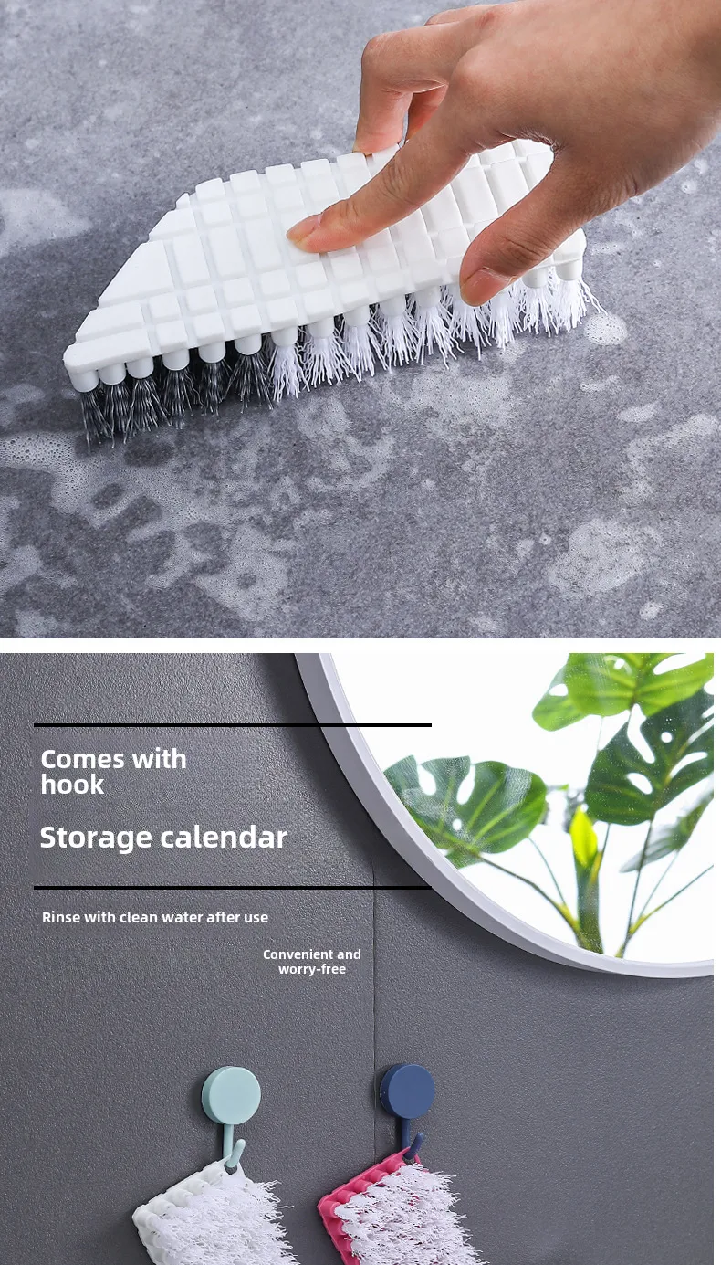 Bendable Cleaning Brush Household Kitchen Wash Basin Tile Floor Brush Bathroom Sink Wash Table Brush Fruit And Vegetable Brush display picture 6