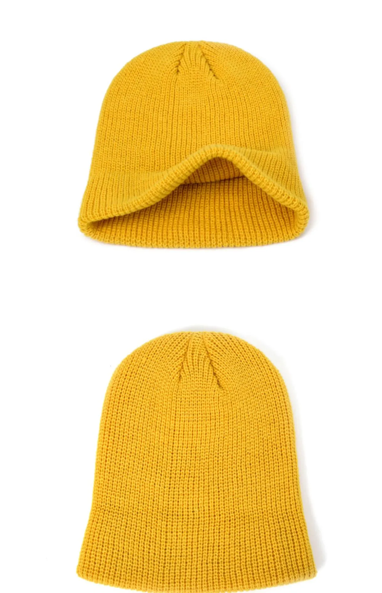 Korean Style Men's Short  Knitted Hat Hooligan Hat Floor Hat Women's Autumn And Winter Warm Wool Hat Pullover Cold Hat Trendy display picture 3