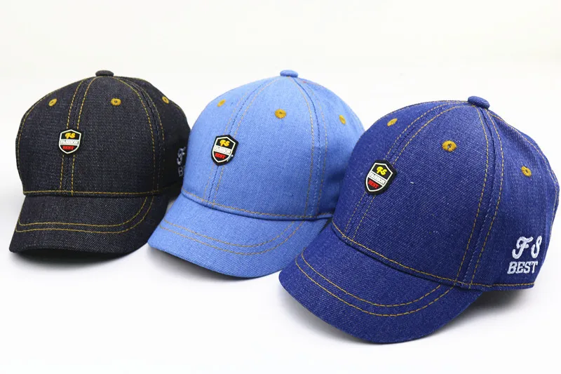 Spring Baby Hat Children Baseball Cap I Mama Denim Casual Letter Cap Summer Sunscreen Cap display picture 10