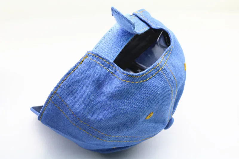 Spring Baby Hat Children Baseball Cap I Mama Denim Casual Letter Cap Summer Sunscreen Cap display picture 14