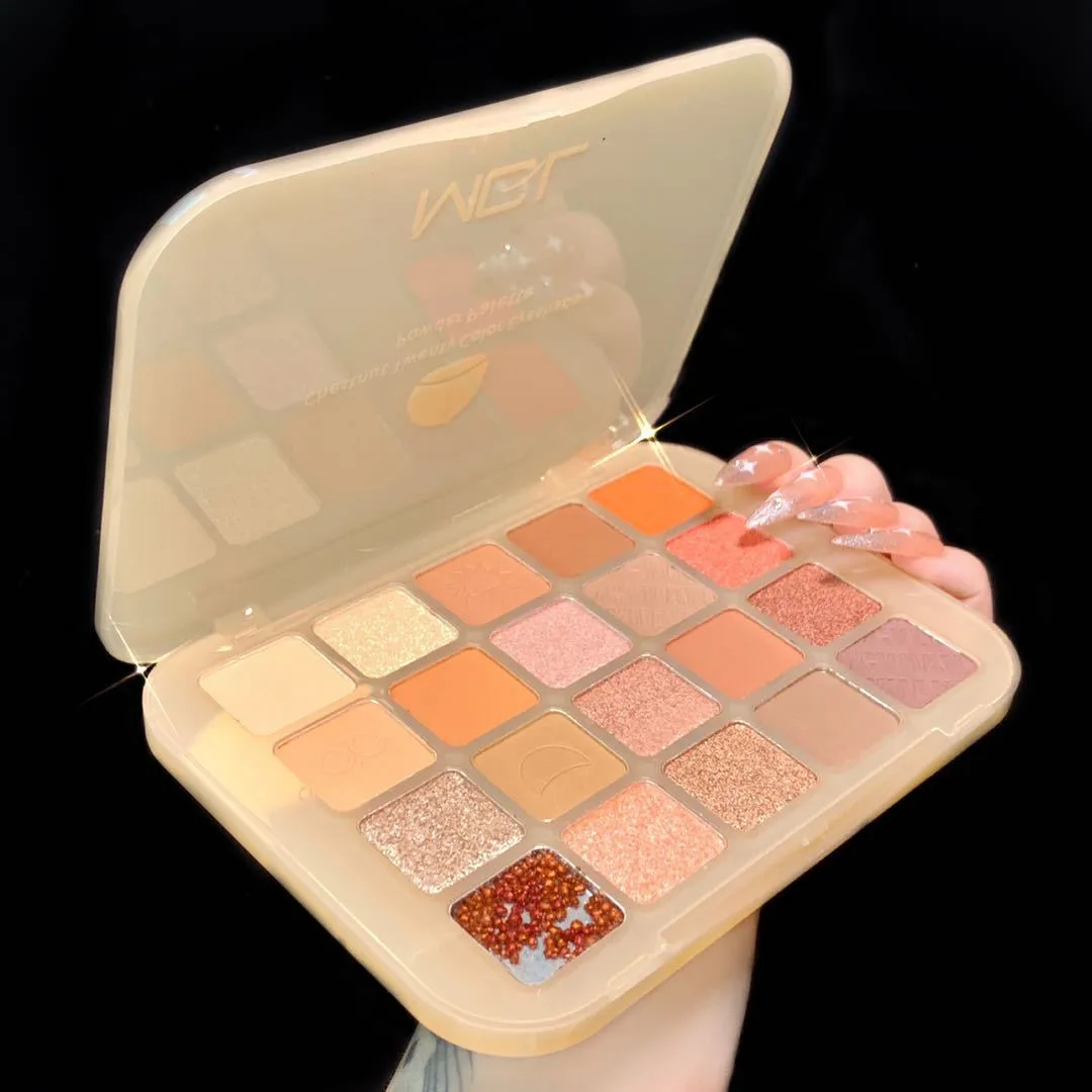 New Little Red Book Recommend Chestnut 20 Color Eyeshadow Plate Glitter Matte Pearlescent Milk Tea Earth Color Daily Cheap Student display picture 3