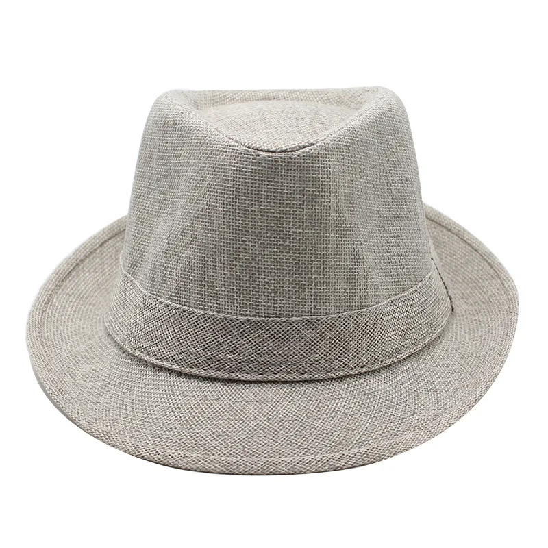 New Black And White Korean Style Summer Unisex Hat Top Hat British Gentleman Hat Jazz Cowboy Sun Hat display picture 6